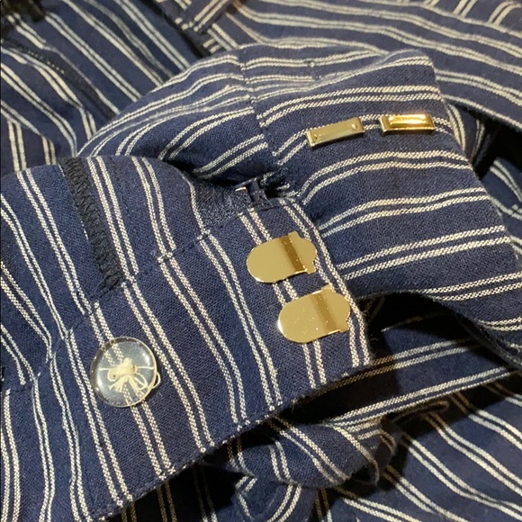 Parker Pinstripe Linen Shorts - Picture 8 of 8